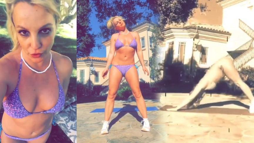Britney Spears’ın yoga performansı beğenildi