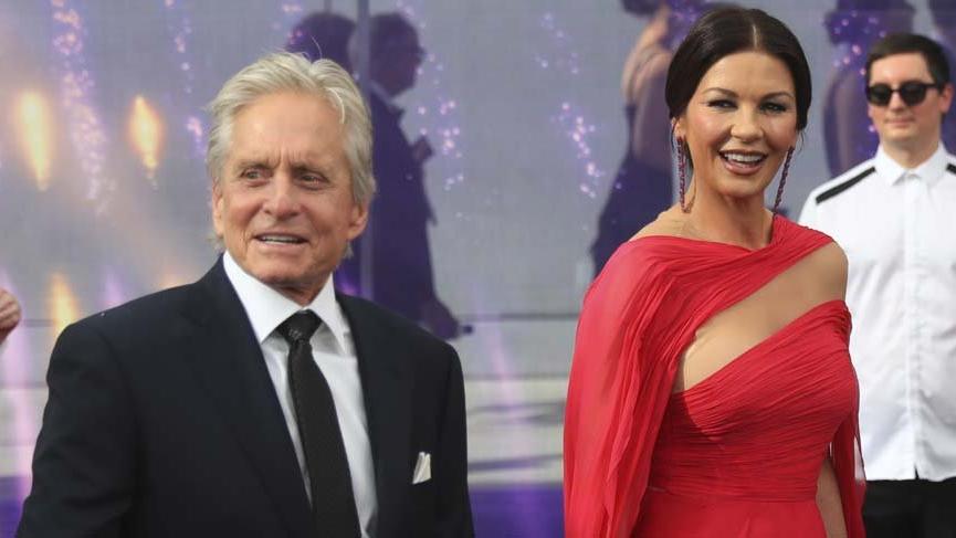 Michael Douglas ve Catherine Zeta Jones’un Ayasofya ziyaretlerinde çekilen fotoğraflar yayınlandı
