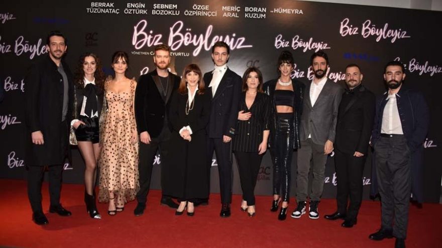 Biz Böyleyiz filminin galasına ünlü akını