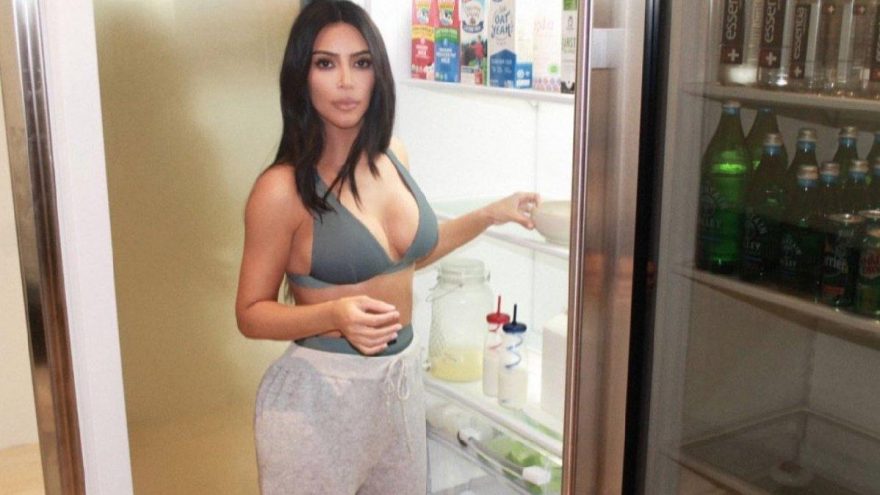 Kim Kardashian buzdolabı turu yaptı, sosyal medya kullanıcıları aklını kaçırdı