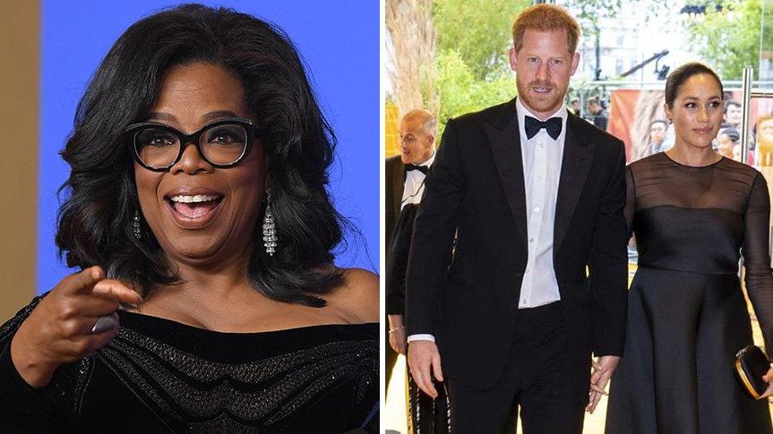 Meghan Markle ve Prens Harry’ye Kraliyet’ten ayrılma fikrini Oprah Winfrey vermiş