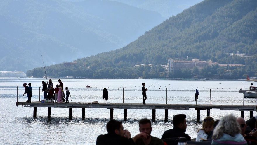 Marmaris’te ocakta bahar havası