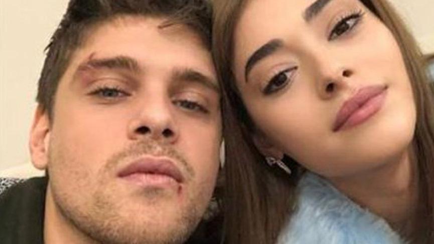 Simay Barlas ve İdris Nebi Taşkan’ın aşk pozu
