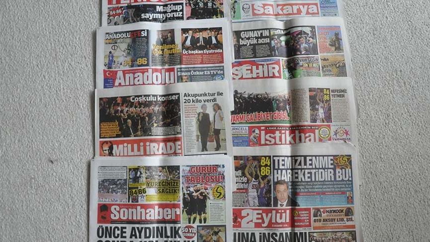Yerel gazeteler krizden çıkmak için sayfa sayılarını azalttı