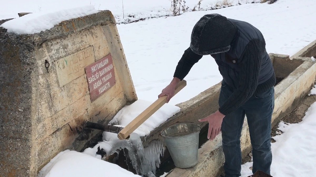 Bayburt’ta hava sıcaklığı -15’e düşünce… - Resim : 3