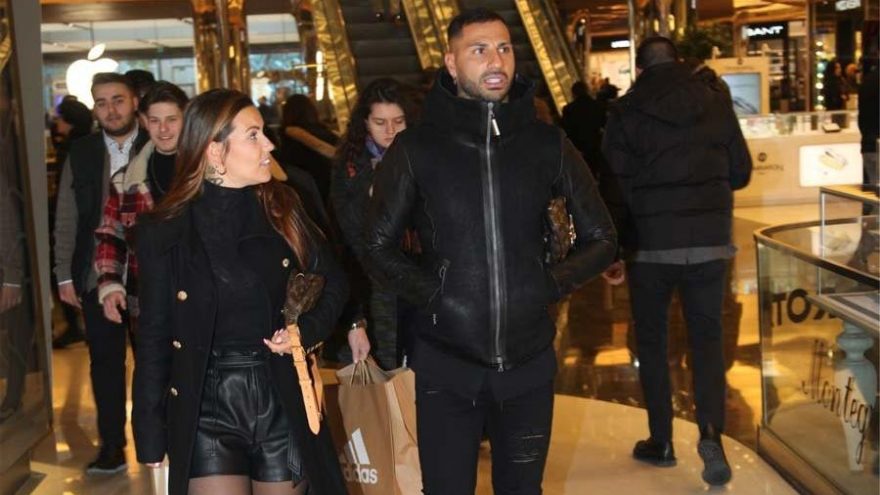 Ricardo Quaresma ve eşi Daphny alışveriş yaptı