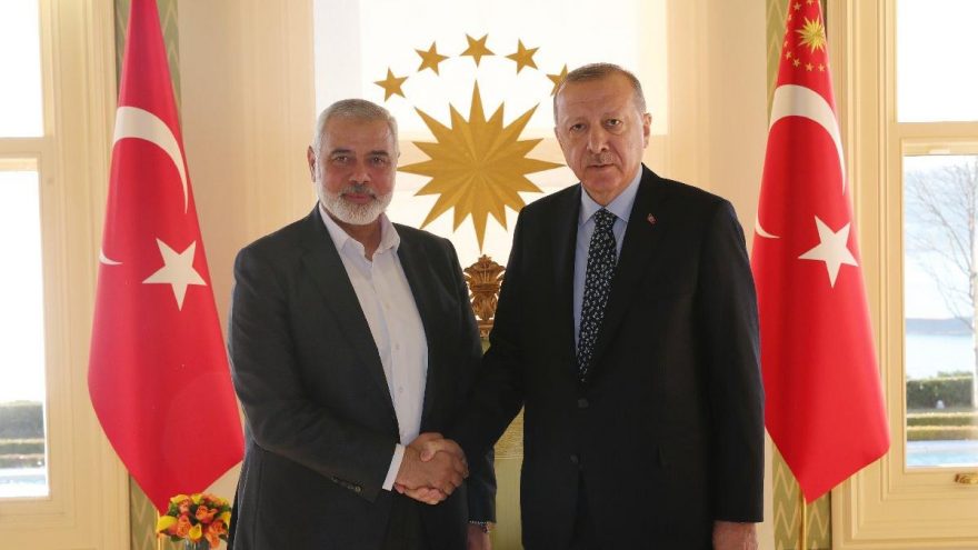 Erdoğan, Hamas Lideri Heniyye’yi kabul etti!