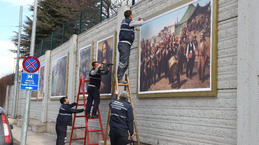 Eskişehir’de sanat sokaklara taştı