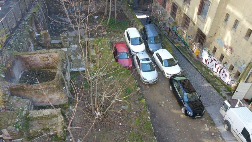 Tarih otopark oldu