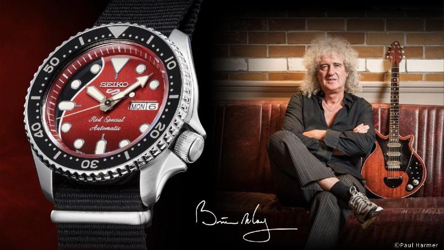 Seiko 5 Sports, Brian May’in efsanevi gitarı ‘Red Special’ı anıyor!