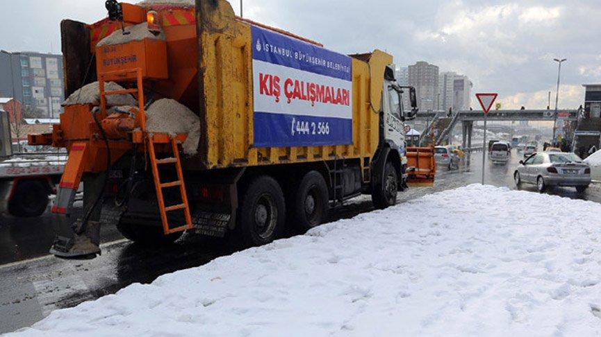 İstanbul’da beklenen kar yağışı için 6 bin 882 personel hazır bekletiliyor