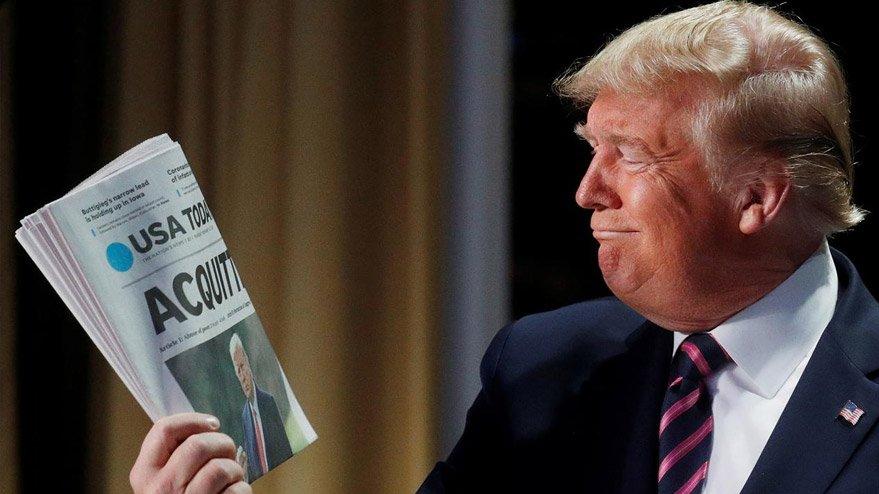 Senato’da aklanan Donald Trump’tan ilk açıklama