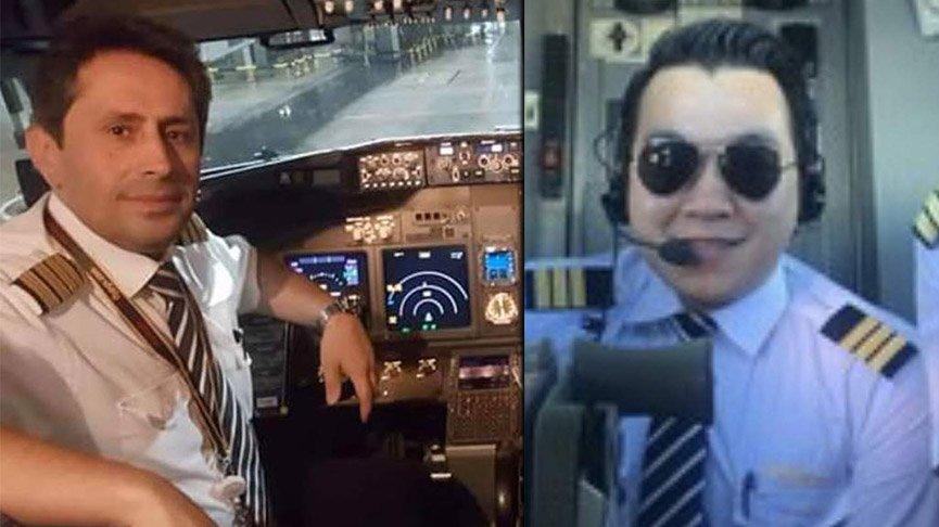 Kaza yapan uçağın pilotlarının fotoğrafları ortaya çıktı!