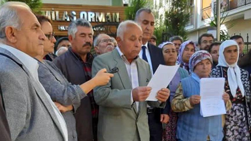 Milas’ta köylüler direndi orman kurtuldu
