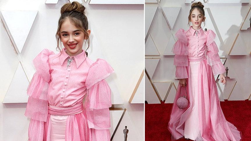 Julia Butters Oscar törenine beslenme çantasıyla geldi