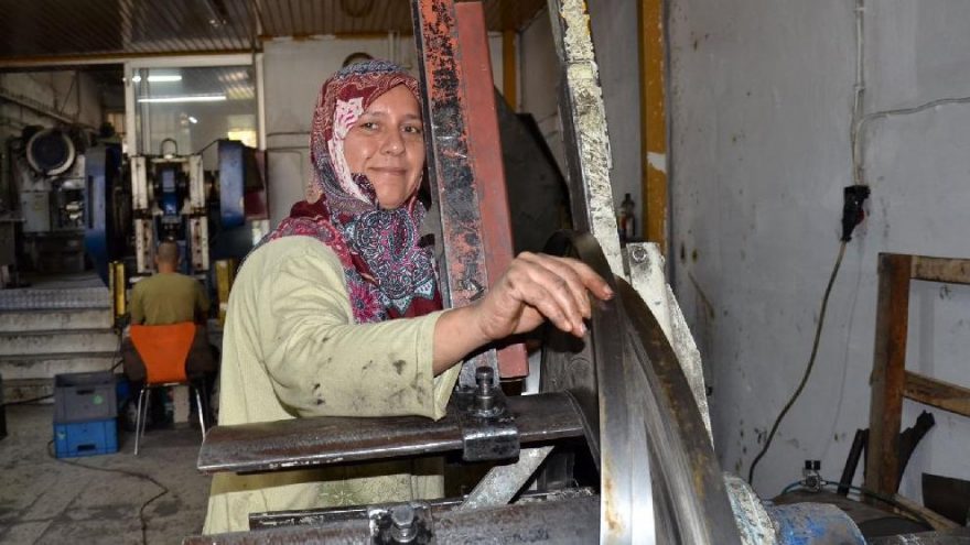 Sanayi sitesinin Elif ustası