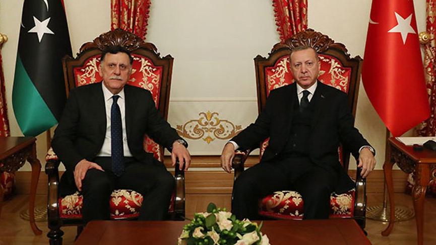 Cumhurbaşkanı Erdoğan, Sarrac ile görüştü