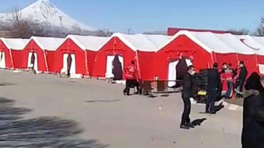 İran sınırına Corona virüse karşı hastane kuruluyor!