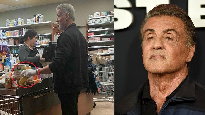 Sylvester Stallone, Corona virüsüne eldivenle tedbir aldı
