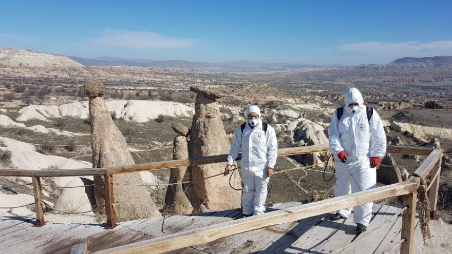 Kapadokya’da virüs temizliği