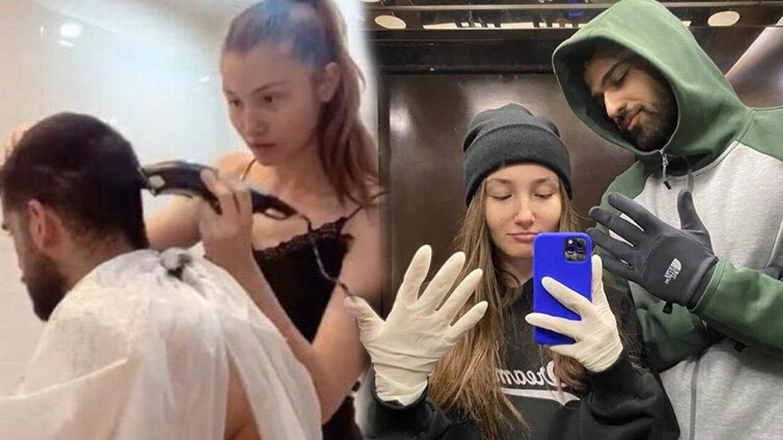 İran’da mahsur kalan İlayda Akdoğan kuaförlüğe soyundu