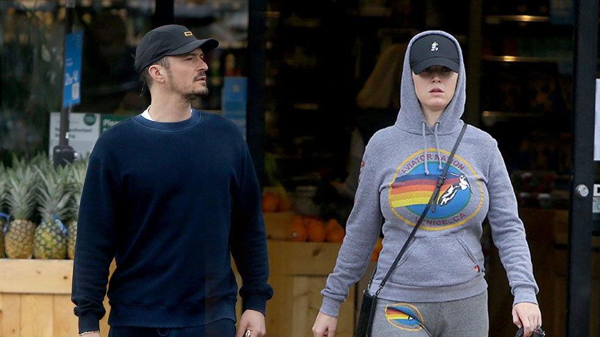 Katy Perry ve Orlando Bloom karantina alışverişinde