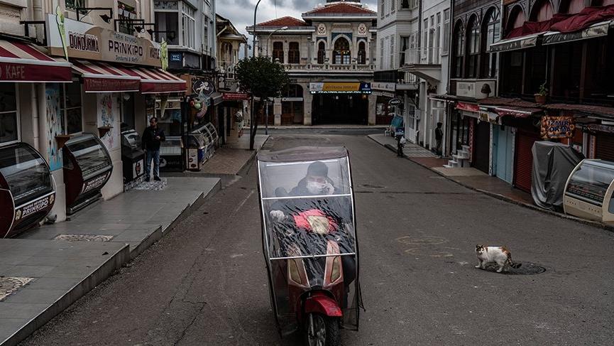 Büyükada’da corona virüs sessizliği