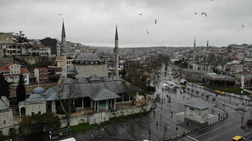 İstanbul’da corona virüs sessizliği havadan görüntülendi