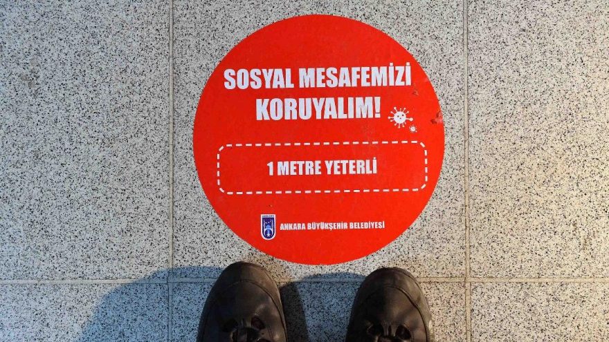 Ankara Büyükşehir Belediyesi sosyal mesafenin önemine dikkat çekti