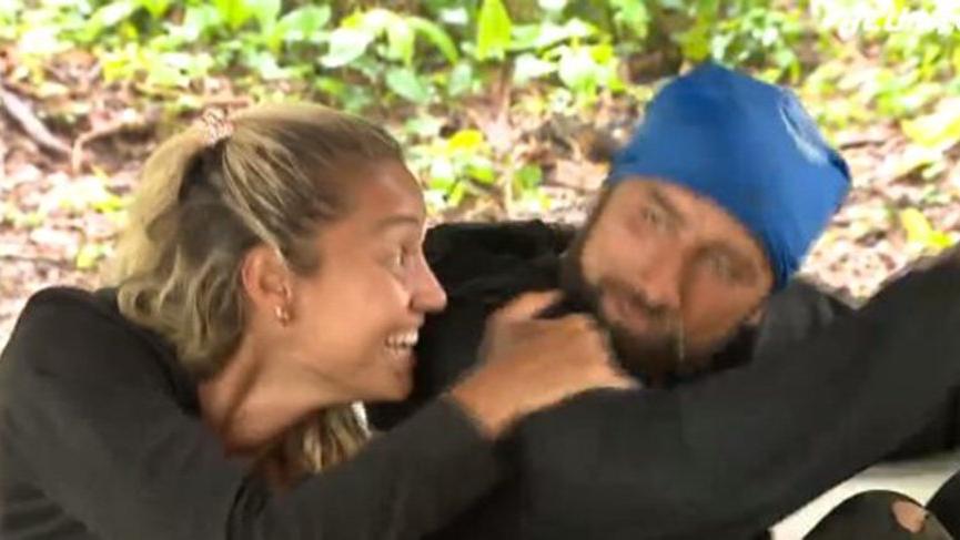 Survivor Yasin ve Evrim arasında romantik anlar