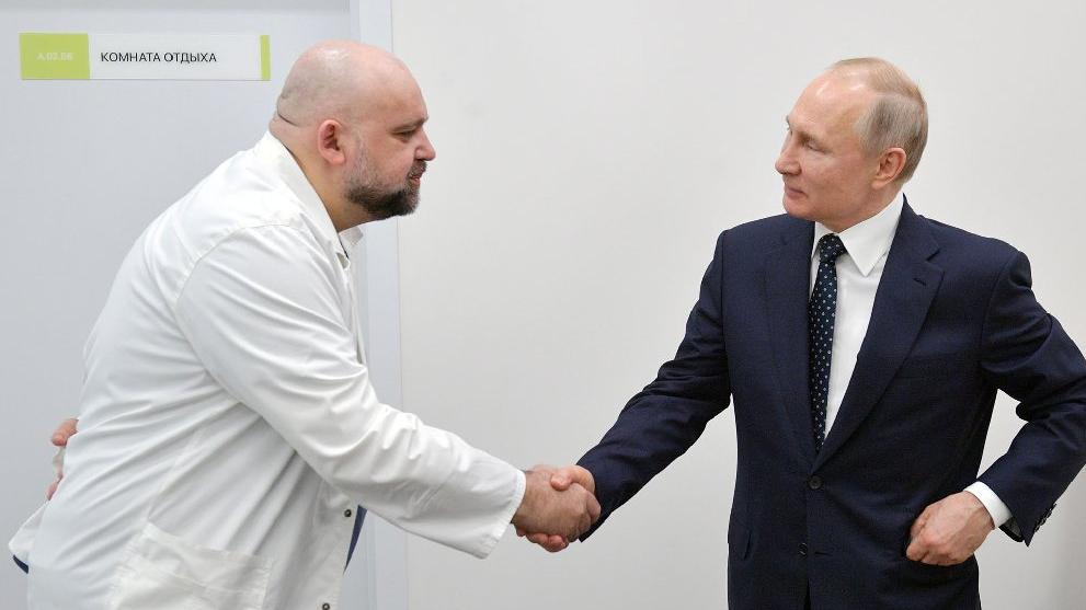 Corona appeared in Doctor Putin met