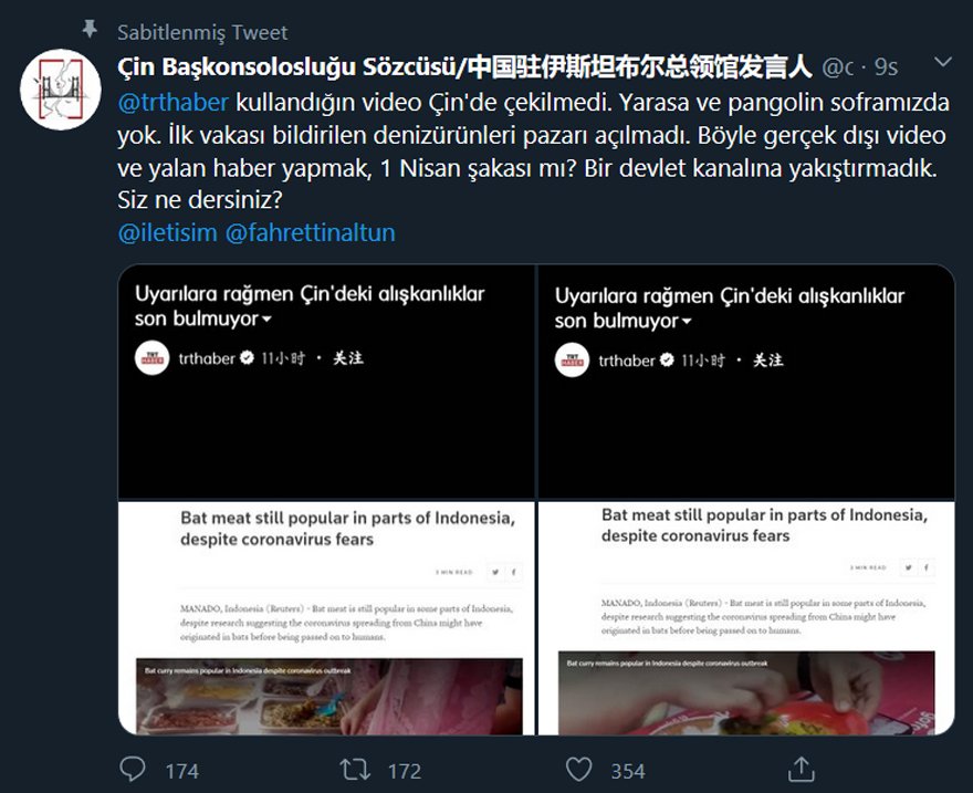 Cin Den Trt Haber Deki Goruntulere Tepki 1 Nisan Sakasi Mi Son Dakika Dunya Haberleri