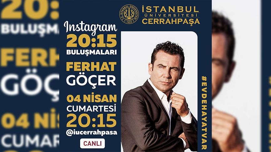 Ferhat Göçer, İstanbul Üniversitesi-Cerrahpaşa ’20:15 Buluşmaları’nda