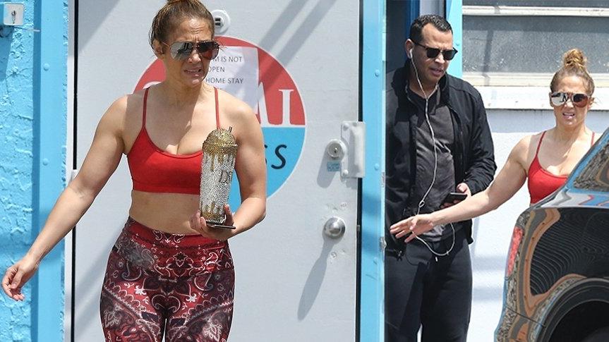 Jennifer Lopez ve Alex Rodriguez salgın kuralını hiçe sayarak spor salonunu açtırdı