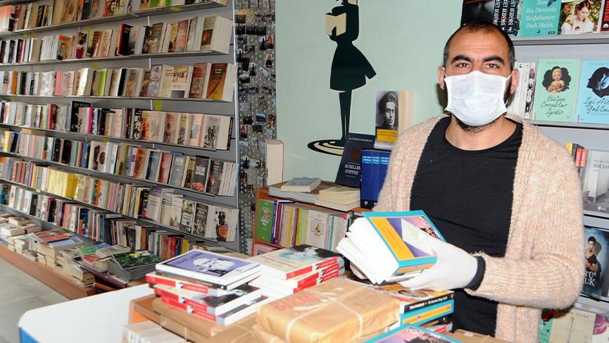 Evlerine kapanan vatandaşların kitaba talebi arttı