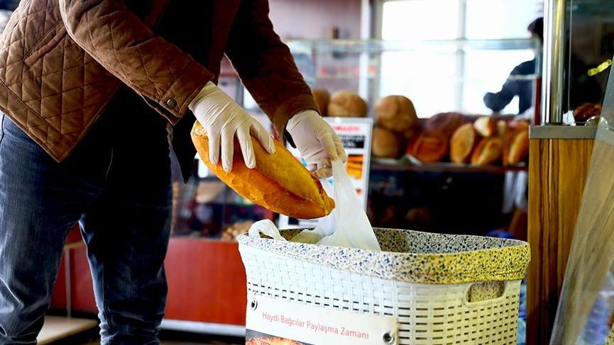 Geleneksel `Askıda Ekmek´ uygulamasına yoğun ilgi
