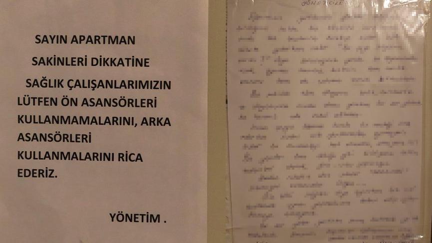 Apartmanda ayrımcılığa uğrayan sağlık çalışanlarından tokat gibi cevap!