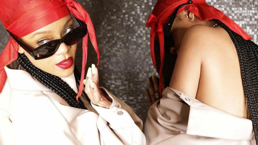 Rihanna, karantinadayken yeni koleksiyonu için kamera karşısına geçti