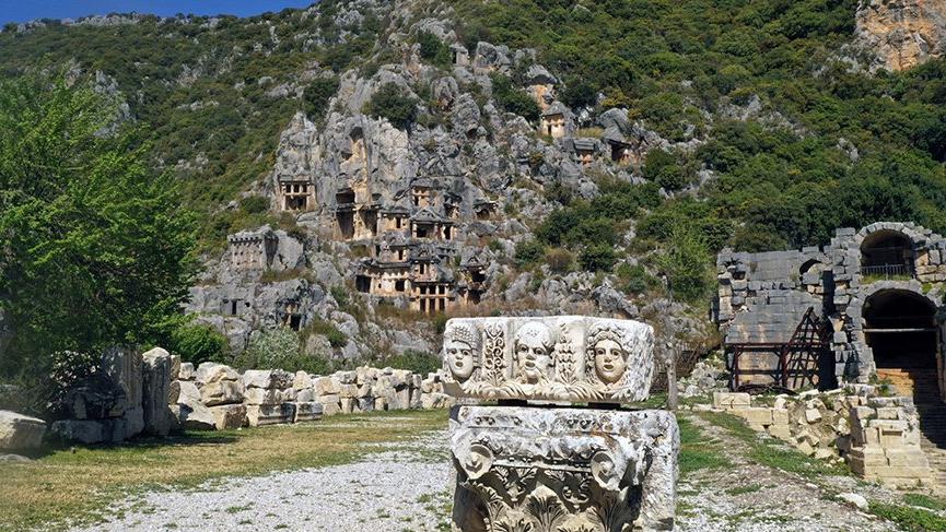 Demre’nin müze ve ören yerlerinde sessizlik