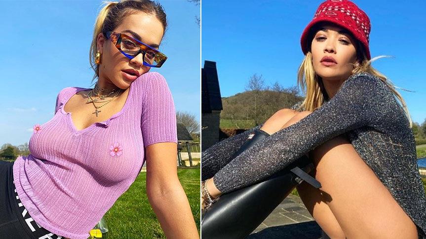 Rita Ora, corona virüsü salgını nedeniyle evinden kaçıp çiftliğe yerleşti