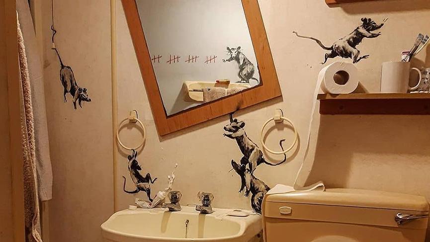 Sokak sanatının efsane ismi Banksy’den karantina isyanı
