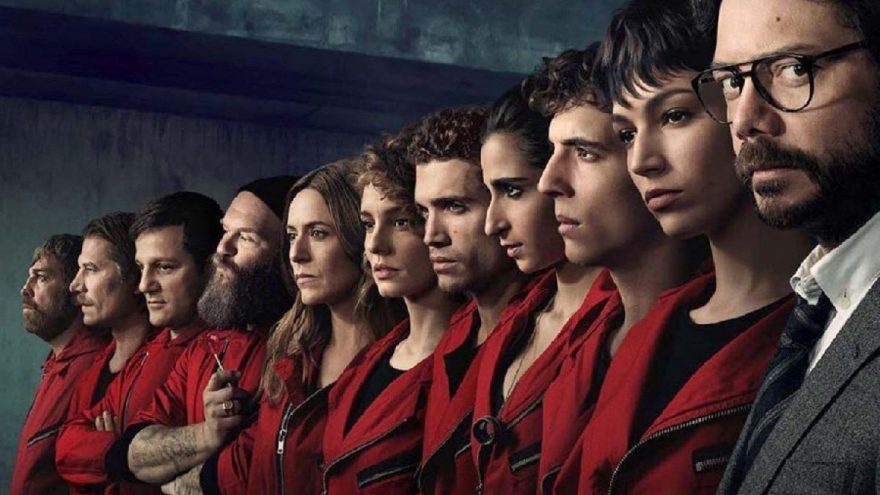 La casa de papel ekibi böyle coşmuş!