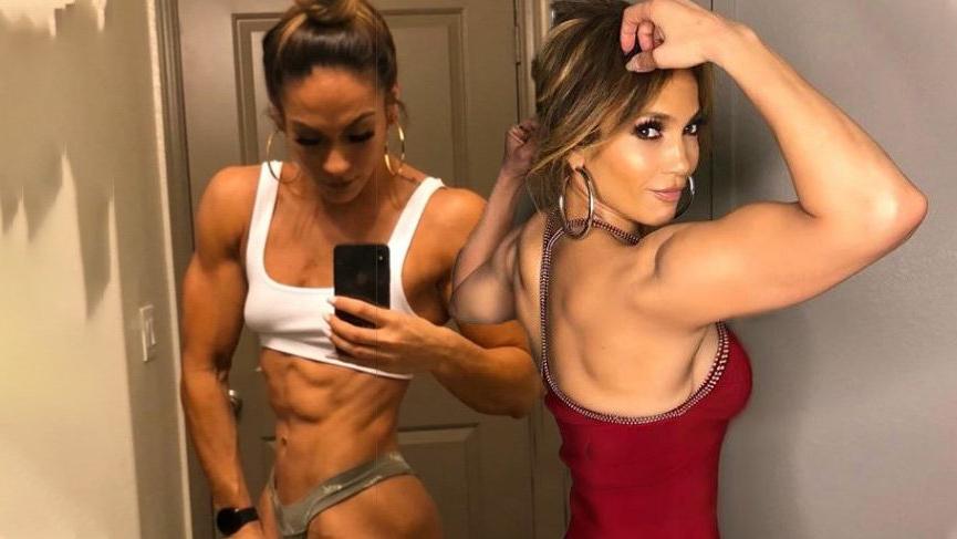 Jennifer Lopez’e çok benzeyen Janice Garay’in görüntüleri şoka uğrattı