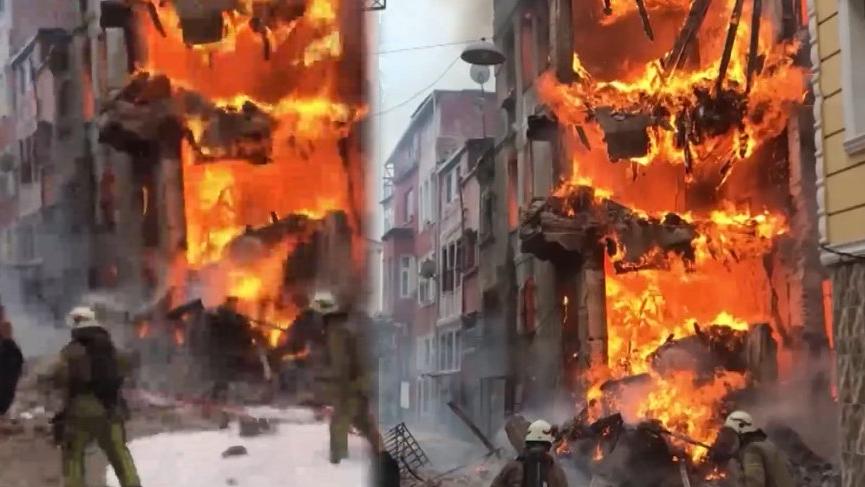 İstanbul'da korku dolu anlar! Alev alev yandı