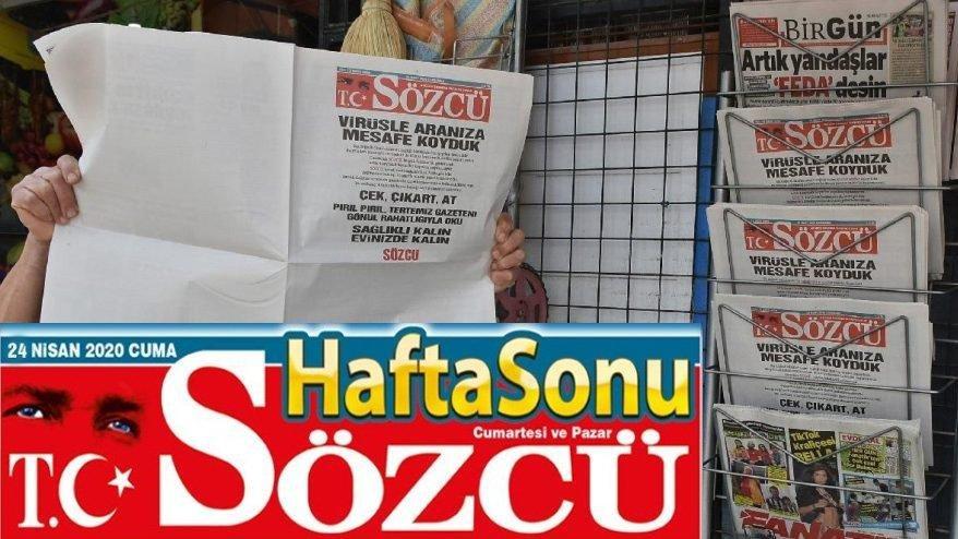 SÖZCÜ Haftasonu Gazetesi&#39;ni bayinize ayırtmayı unutmayın - Son dakika  haberleri