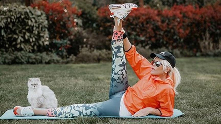 Ajda Pekkan’ın spor zamanı