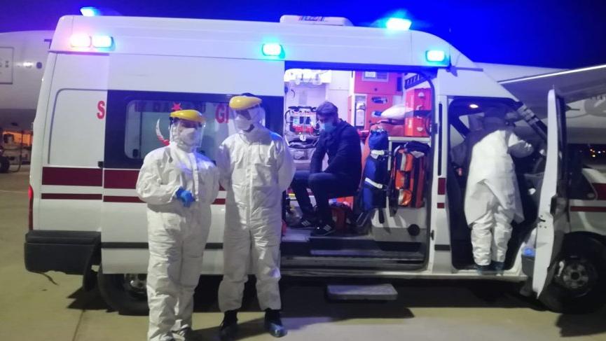 Yurt dışından getirilen Türklerden birinin ateşi yüksek çıktı!