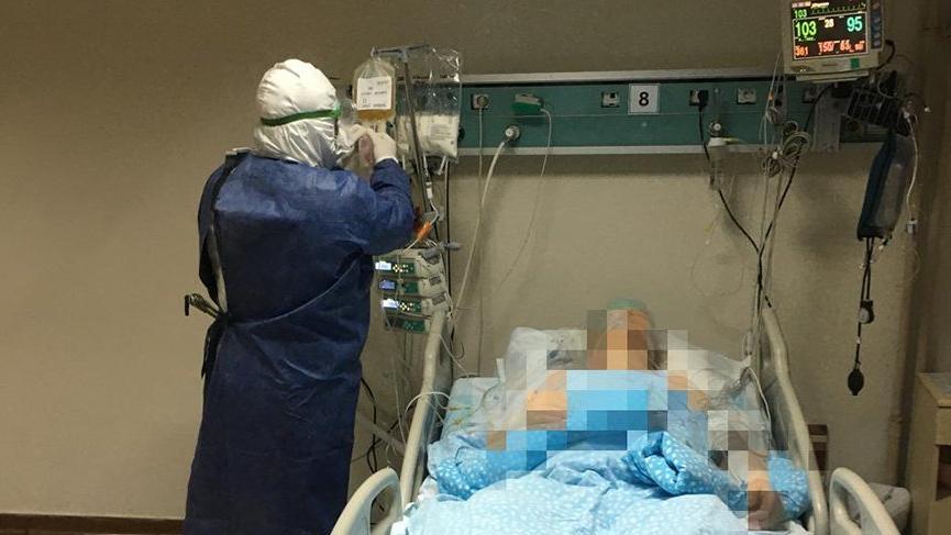 Corona şüphelisi hastaneden kaçmak isterken canından oldu