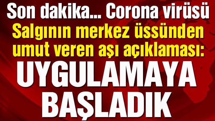 Son dakika… Salgının merkez üssünden iyi haber! ABD’de insanlı aşı deneyleri başladı