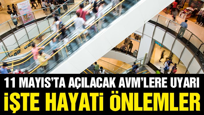 MMO’dan AVM’ler için hayati uyarılar
